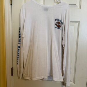 White Long Sleeve Men's Shirt